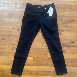 New Michael Kors Black Jeans, Selma Skinny Denim Sz 8 Stretch, classic, neutral